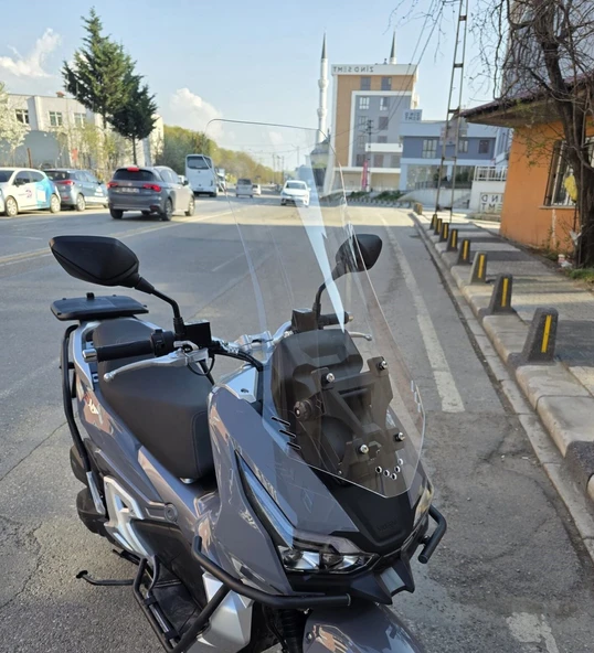 MOTOCAM RKS Freccia Ön Cam 2022-2026 Model 75cm Şeffaf Renkli 4mm UZUN ürün görseli 1