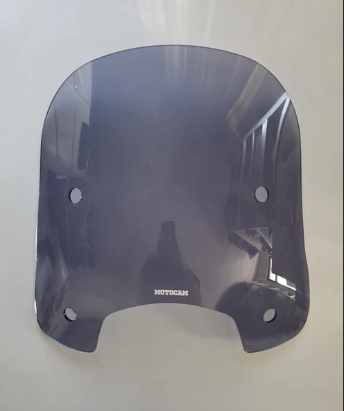 MOTOCAM Falcon Martini 125 Ön Cam 2023-2026 Model 46cm Füme Renkli 4mm APARATSIZ ürün görseli 1