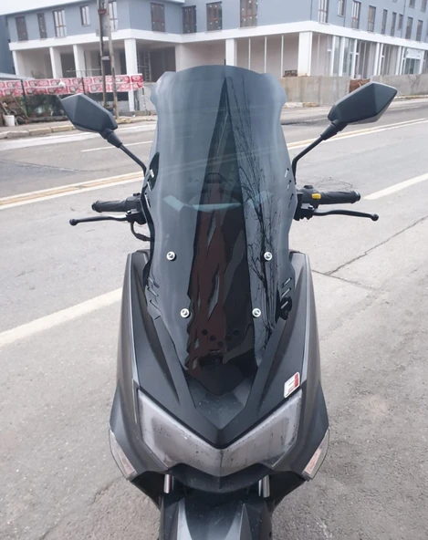 MOTOCAM Arora ZRX 200 Ön Cam 2022 Model 75cm Siyah Renkli 4mm UZUN ürün görseli 1