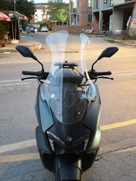 MOTOCAM Yuki Vampire 125 Ön Cam 2023-2026 Model 72cm Şeffaf Renkli 4mm ürün görseli 1