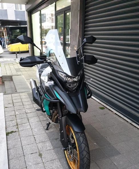 MOTOCAM Java RVM 500 Ön Cam 2021-2026 Model 53cm Şeffaf Renkli 4mm - Resim 2