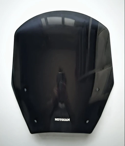 MOTOCAM Bmw R 1300 GS Ön Cam 2023-2026 Model 38cm Siyah Renkli 4mm ORİJİNAL BOYLU ürün görseli 1