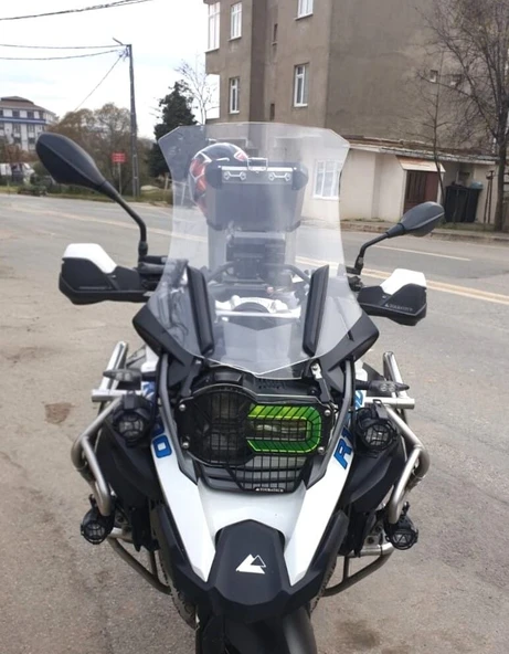 MOTOCAM Bmw R 1200 1250 GS Ön Cam 2013-2024 Model 52cm Şeffaf Renkli 4mm ürün görseli 1