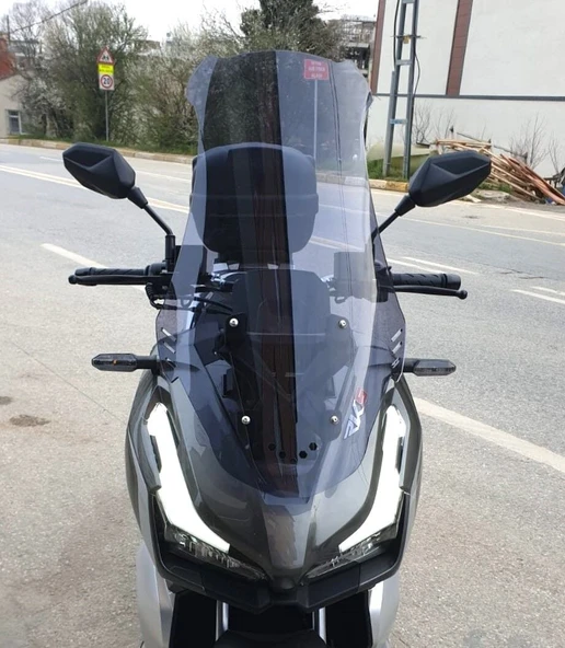 MOTOCAM Kral Arneb 150 Ön Cam 2023-2026 Model 75cm Füme Renkli 4mm UZUN ürün görseli 1