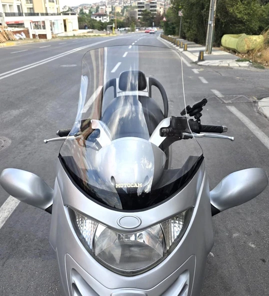 MOTOCAM Kymco Grand Dink Ön Cam 2002-2013 Model 47cm Şeffaf Renkli 4mm ürün görseli 1