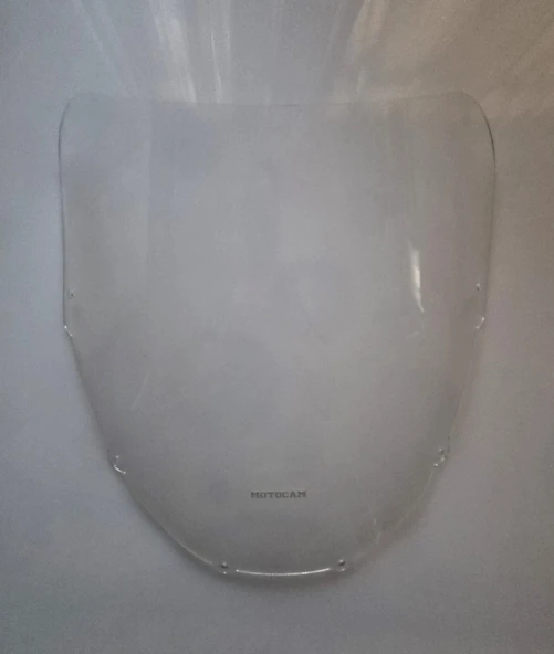 MOTOCAM Kawasaki ZZR 1100 D Ön Cam 1993-2001 Model 40cm Şeffaf Renkli 4mm ürün görseli 1