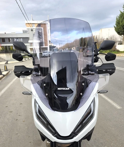 MOTOCAM Honda NT 1100 Ön Cam 2021-2024 Model 59cm Füme Renkli 4mm ürün görseli 1
