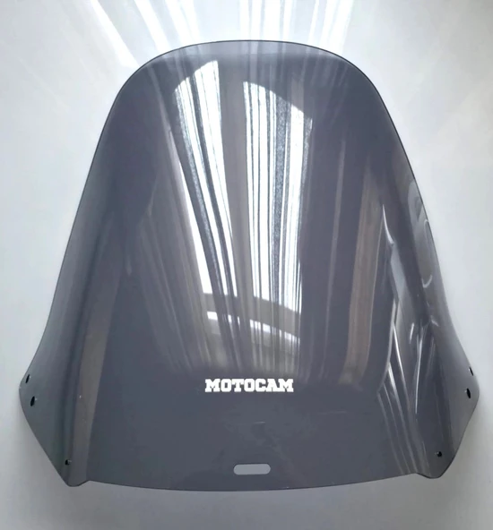MOTOCAM Honda CN 250 Ön Cam 1986-2001 Model 62cm Füme Renkli 4mm ürün görseli 1