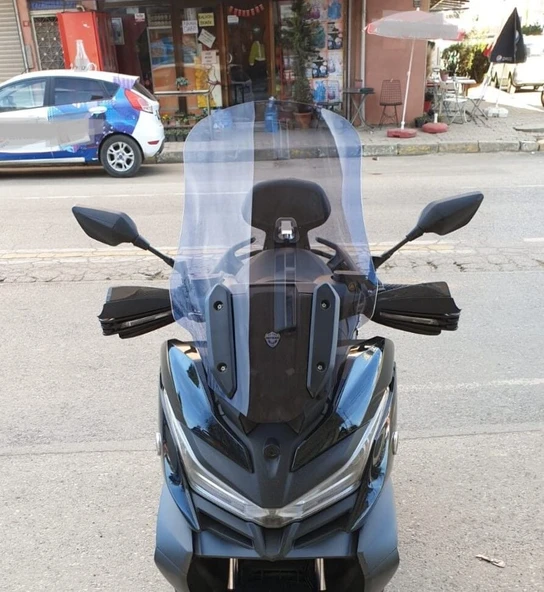 MOTOCAM Voge SR4 Ön Cam 2022-2026 Model 78cm Füme Renkli 4mm UZUN ürün görseli 1