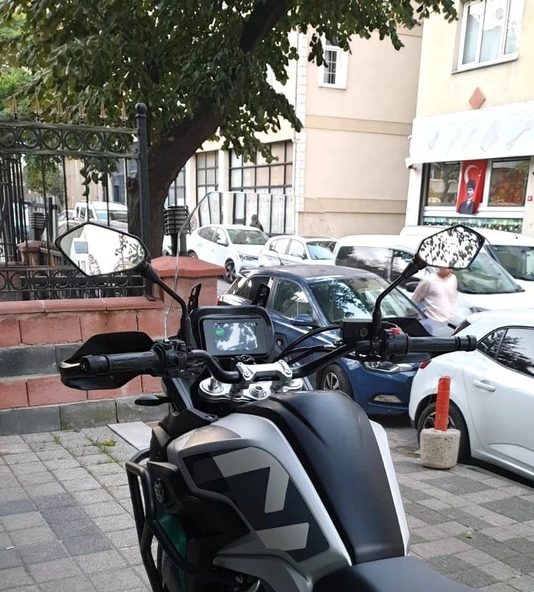 MOTOCAM Java RVM 500 Ön Cam 2021-2026 Model 53cm Şeffaf Renkli 4mm - Resim 4