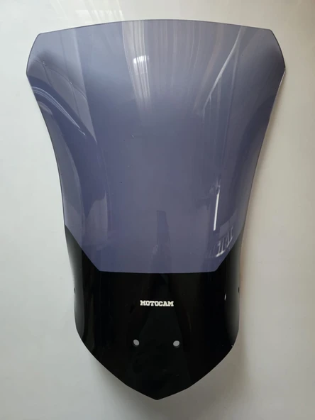 MOTOCAM Falcon Strong 377 Ön Cam 2025-2026 Model 53cm Füme Renkli 4mm ürün görseli 1