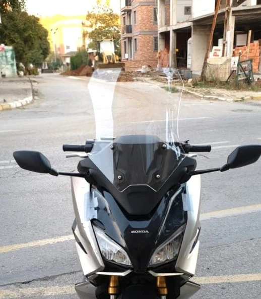 MOTOCAM Honda Forza NSS 750 Ön Cam 2021-2023 Model 60cm Şeffaf Renkli 4mm ürün görseli 1