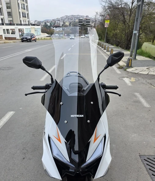 MOTOCAM SFM Lahos Ön Cam 2024-2026 Model 78cm Şeffaf Renkli 4mm ürün görseli 1