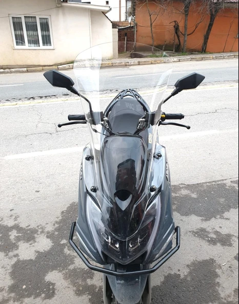 MOTOCAM Arora Safari PRO Ön Cam 2023-2026 Model 80cm Şeffaf Renkli 4mm UZUN ürün görseli 1