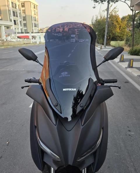 MOTOCAM Yamaha Xmax Ön Cam 2018-2022 Model 65cm Siyah Renkli 4mm ürün görseli 1