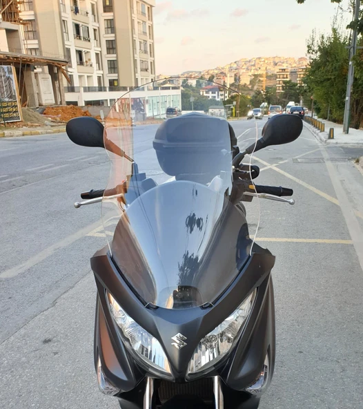 MOTOCAM Suzuki Burgman 200 Ön Cam 2006-2013 Model 61cm Şeffaf Renkli 4mm ürün görseli 1