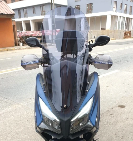 MOTOCAM Kymco Xtown CT 250 Ön Cam 2020-2026 Model 83cm Füme Renkli 4mm UZUN ürün görseli 1