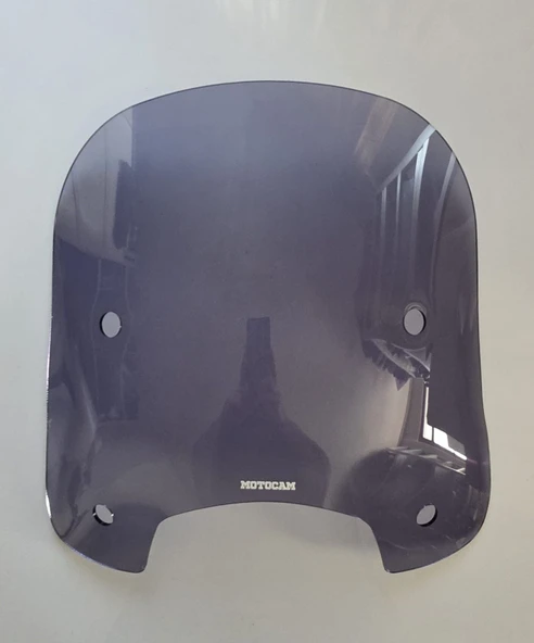 MOTOCAM RKS LT 50 PRO Ön Cam 2023-2026 Model 46cm Füme Renkli 4mm APARATSIZ ürün görseli 1