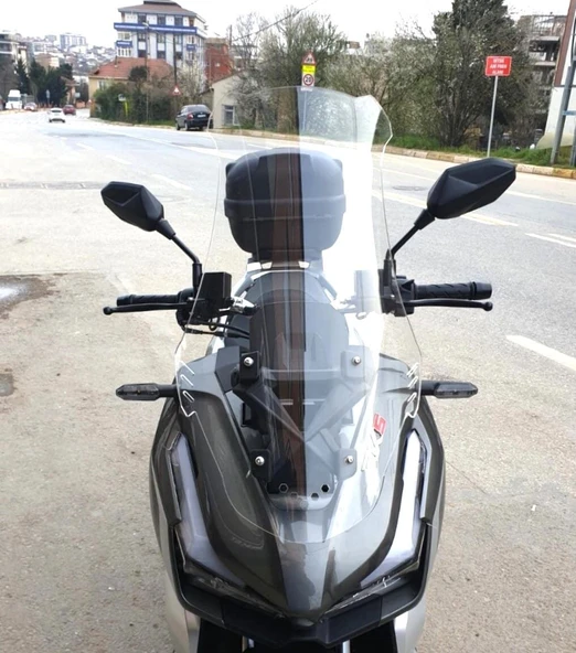 MOTOCAM RKS Veloce Ön Cam 2023-2026 Model 75cm Füme Renkli 4mm UZUN ürün görseli 1