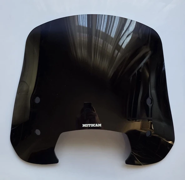 MOTOCAM RKS SC 150 Ön Cam 2023-2026 Model 39cm Siyah Renkli 4mm APARATSIZ ürün görseli 1