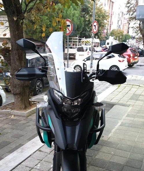 MOTOCAM Java RVM 500 Ön Cam 2021-2026 Model 53cm Şeffaf Renkli 4mm ürün görseli 1