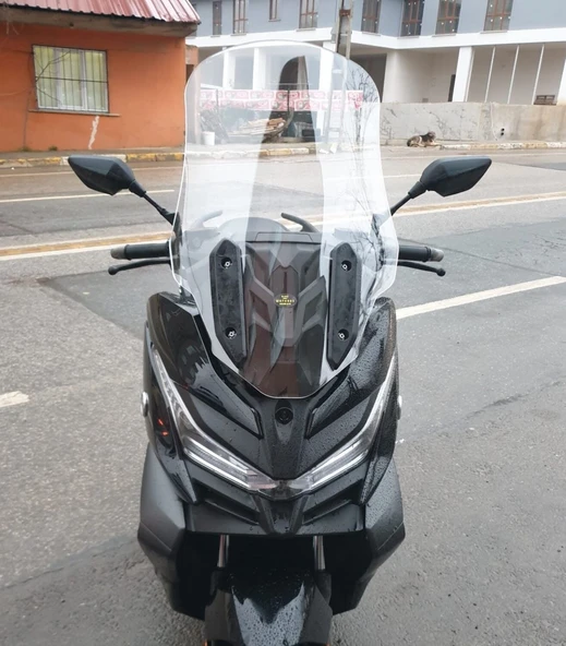 MOTOCAM Voge SR4 Ön Cam 2022-2026 Model 78cm Şeffaf Renkli 4mm UZUN ürün görseli 1