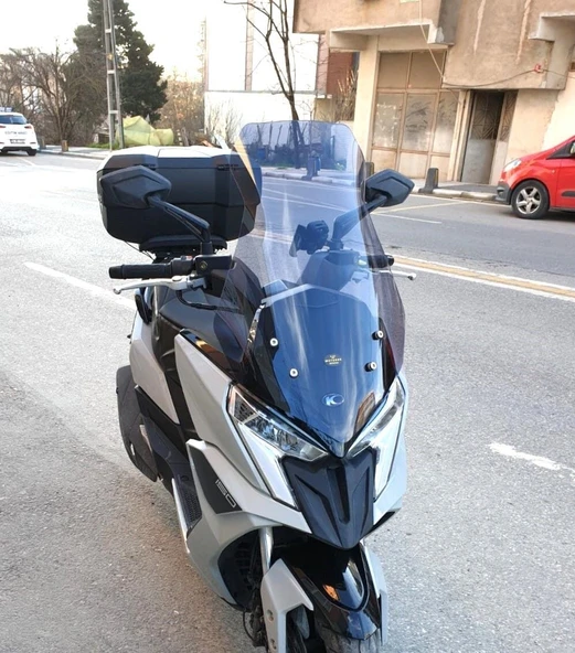 MOTOCAM Kymco Dink R 150 Ön Cam 2023-2026 Model 77cm Füme Renkli 4mm ürün görseli 1