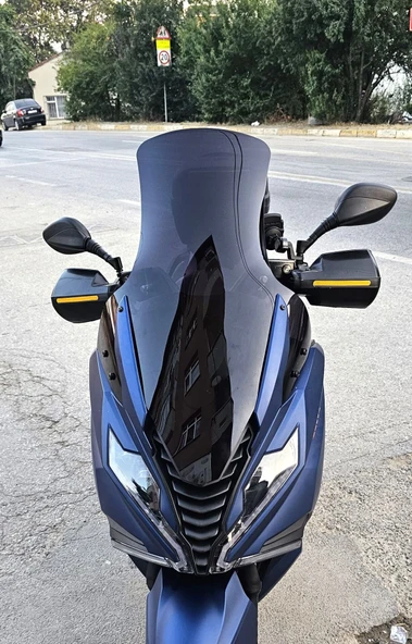 MOTOCAM Arora GT 125 Ön Cam 2023-2026 Model 83cm Siyah Renkli 4mm UZUN ürün görseli 1