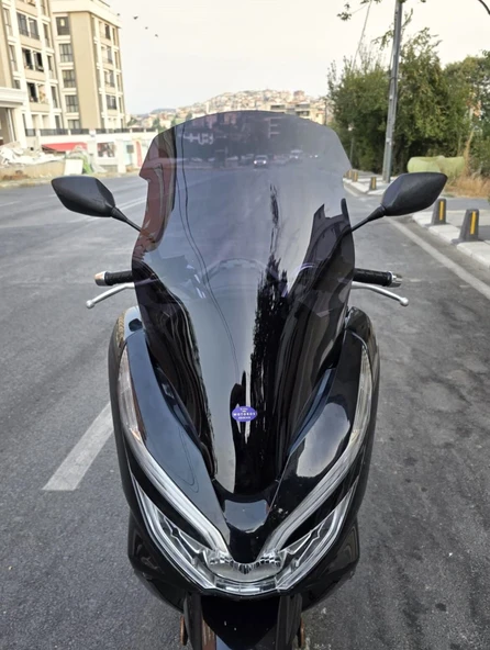 MOTOCAM Honda PCX Ön Cam 2018-2020 Model 65cm Siyah Renkli 4mm ORTA BOYLU ürün görseli 1