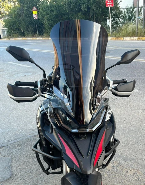 MOTOCAM RKS SRT 800 SX Ön Cam 2023-2026 Model 61cm Siyah Renkli 4mm ürün görseli 1