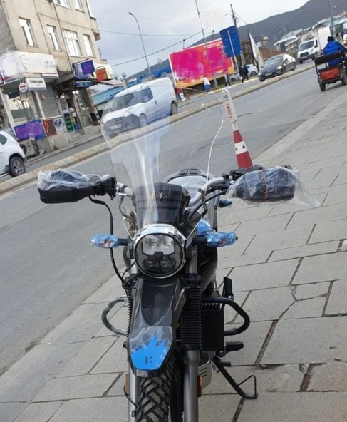 MOTOCAM Hero X Pulse Ön Cam 2020-2026 Model 46cm Şeffaf Renkli 4mm ürün görseli 1