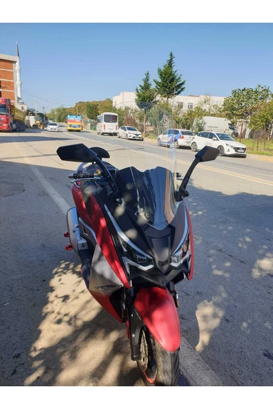 MOTOCAM Ariic Chief 318 Ön Cam 2023-2026 Model 75cm Şeffaf Renkli 4mm UZUN ürün görseli 1