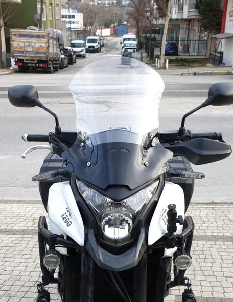 MOTOCAM Honda VFR 1200 Ön Cam 2012-2015 Model 50cm Şeffaf Renkli 4mm ürün görseli 1