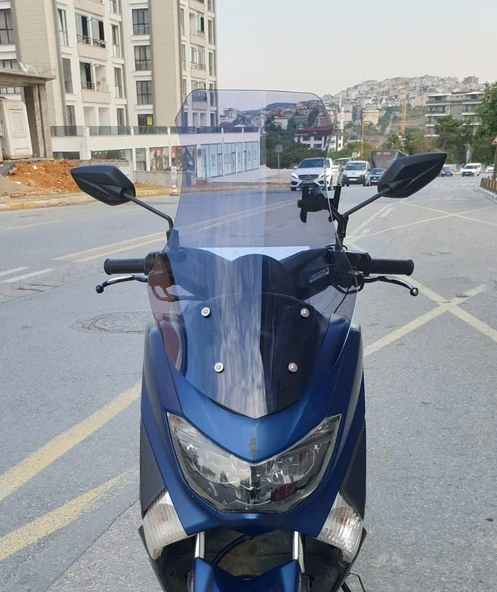MOTOCAM Yamaha Nmax Ön Cam 2015-2020 Model 69cm Füme Renkli 4mm ürün görseli 1