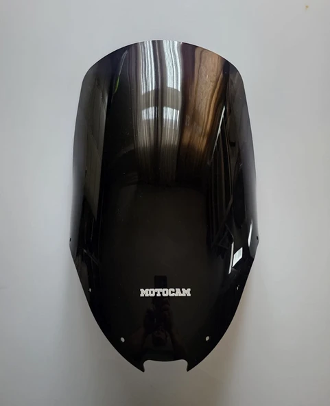 MOTOCAM SYM Joyride 125 Ön Cam 2002-2008 Model 55cm (Karbüratörlü) Siyah Renkli 4mm ürün görseli 1