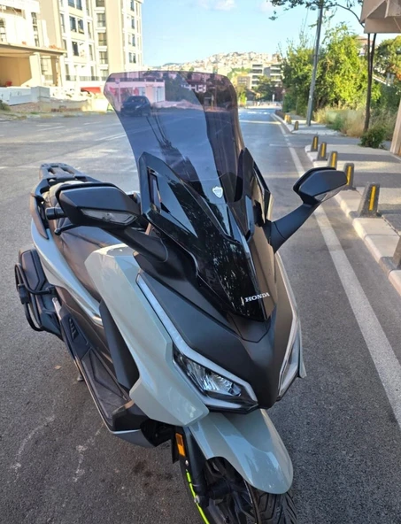 PTTAVM: MOTOCAM Honda Forza 250 Ön Cam 2021-2026 Model 60cm Siyah