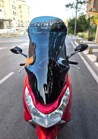 MOTOCAM Honda PCX Ön Cam 2011-2013 Model 83cm Siyah Renkli 4mm UZUN ürün görseli 1