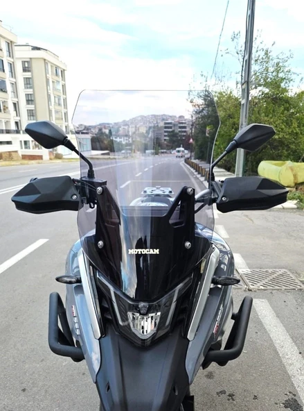 MOTOCAM Arora GS 525 Ön Cam 2022-2026 Model 51cm Füme Renkli 4mm ürün görseli 1