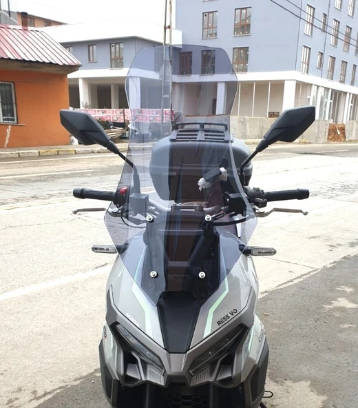 MOTOCAM Mondial Ressivo 250 Ön Cam 2023-2026 Model 68cm Füme Renkli 4mm ürün görseli 1