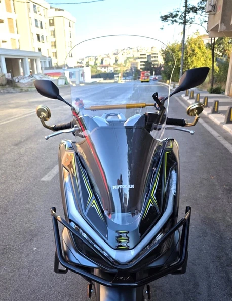 MOTOCAM Honda PCX Ön Cam 2025-2026 Model 72cm Şeffaf Renkli 4mm ürün görseli 1