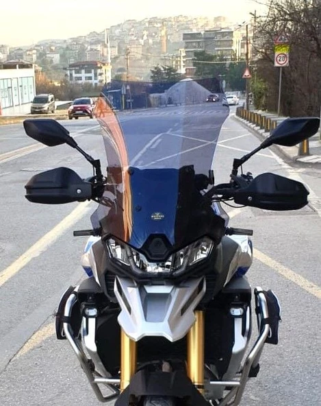 MOTOCAM Voge DS 900 X Ön Cam 2025-2026 Model 53cm Füme Renkli 4mm ürün görseli 1