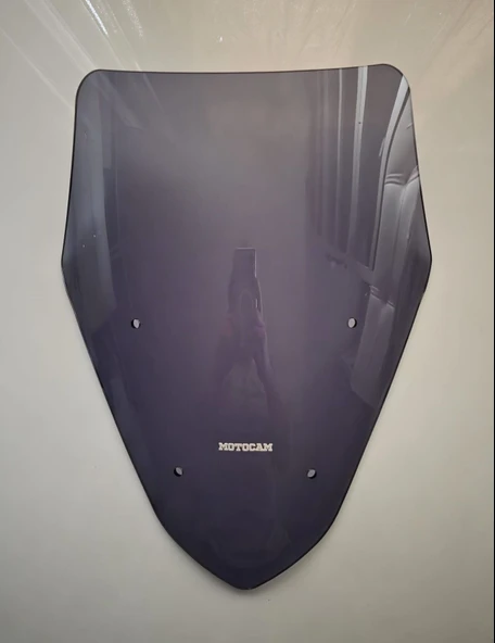 MOTOCAM CF Moto 800 MT Ön Cam 2019-2026 Model 43cm Füme Renkli 4mm ürün görseli 1