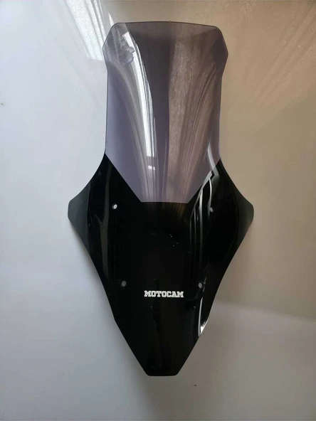 MOTOCAM Yuki Vampire 125 Ön Cam 2023-2026 Model 78cm Füme Renkli 4mm ürün görseli 1