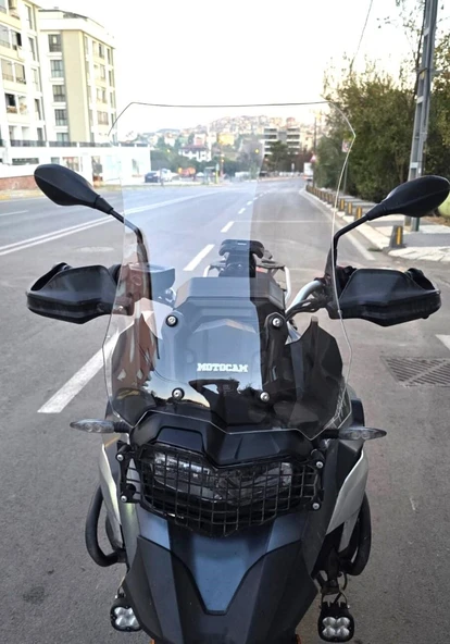 MOTOCAM Bmw F 750 GS Ön Cam 2018-2023 Model 57cm Şeffaf Renkli 4mm ürün görseli 1