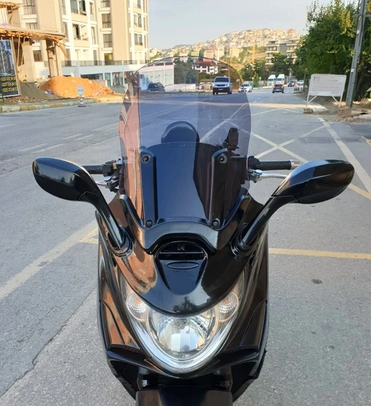 MOTOCAM Kymco Xciting 500 İ Ön Cam 2008-2012 Model 62cm Füme Renkli 4mm ürün görseli 1
