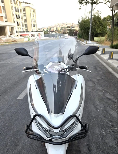 MOTOCAM Honda PCX Ön Cam 2018-2020 Model 65cm Şeffaf Renkli 4mm ORTA BOYLU ürün görseli 1