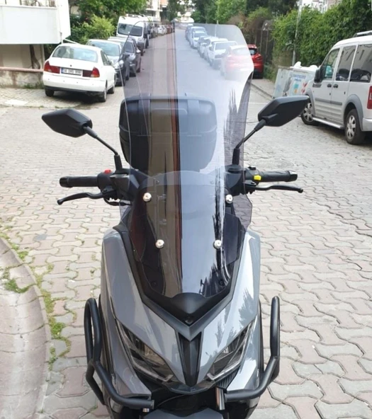 MOTOCAM RKS Grace PRO Ön Cam 2023-2026 Model 65cm Füme Renkli 4mm UZUN ürün görseli 1