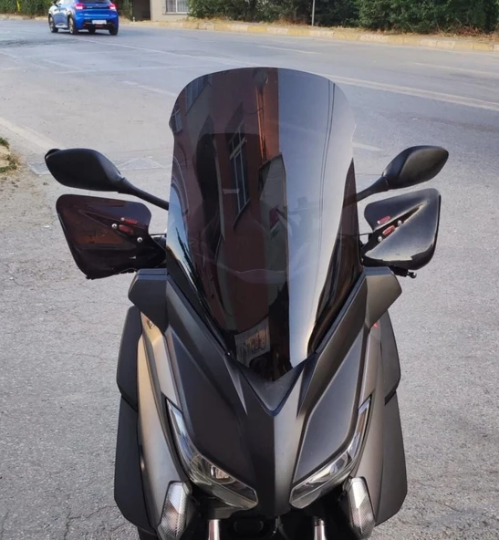 MOTOCAM Yamaha Xmax Ön Cam 2014-2017 Model 58cm Siyah Renkli 4mm ürün görseli 1