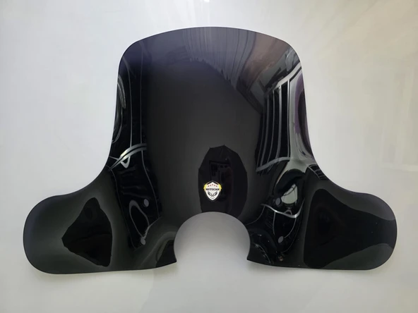 MOTOCAM SYM Fiddle III 125 Ön Cam 2016-2022 Model 53cm Siyah Renkli Elcikli APARATSIZ ürün görseli 1