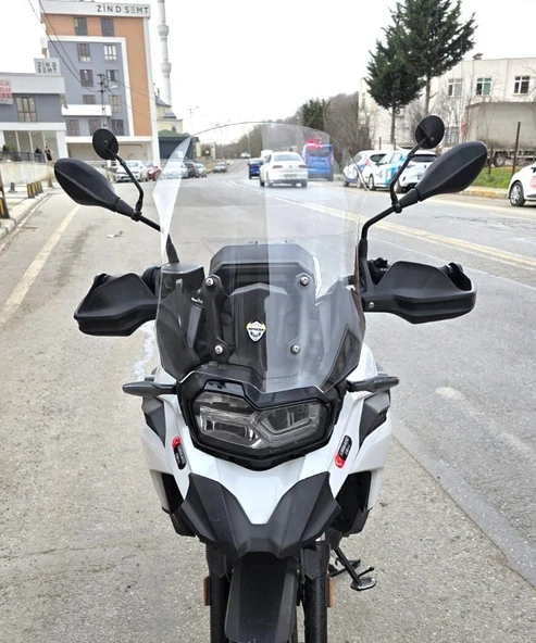 MOTOCAM Bmw F 800 GS Ön Cam 2024-2026 Model 44cm Şeffaf Renkli 4mm ürün görseli 1